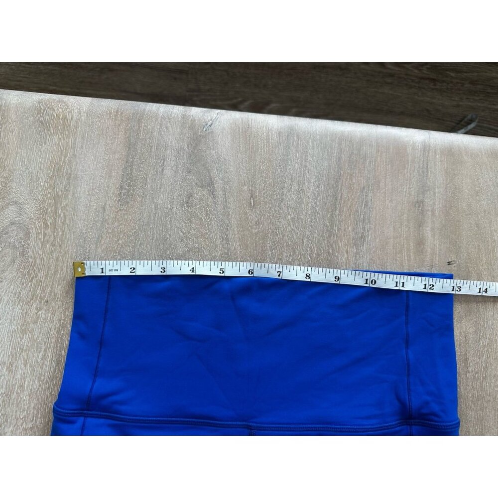 Left on Friday Super Moves Tight in First Place Blue Size Medium Leggings - Picture 7 of 9